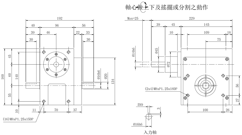 升降心轴型分割器