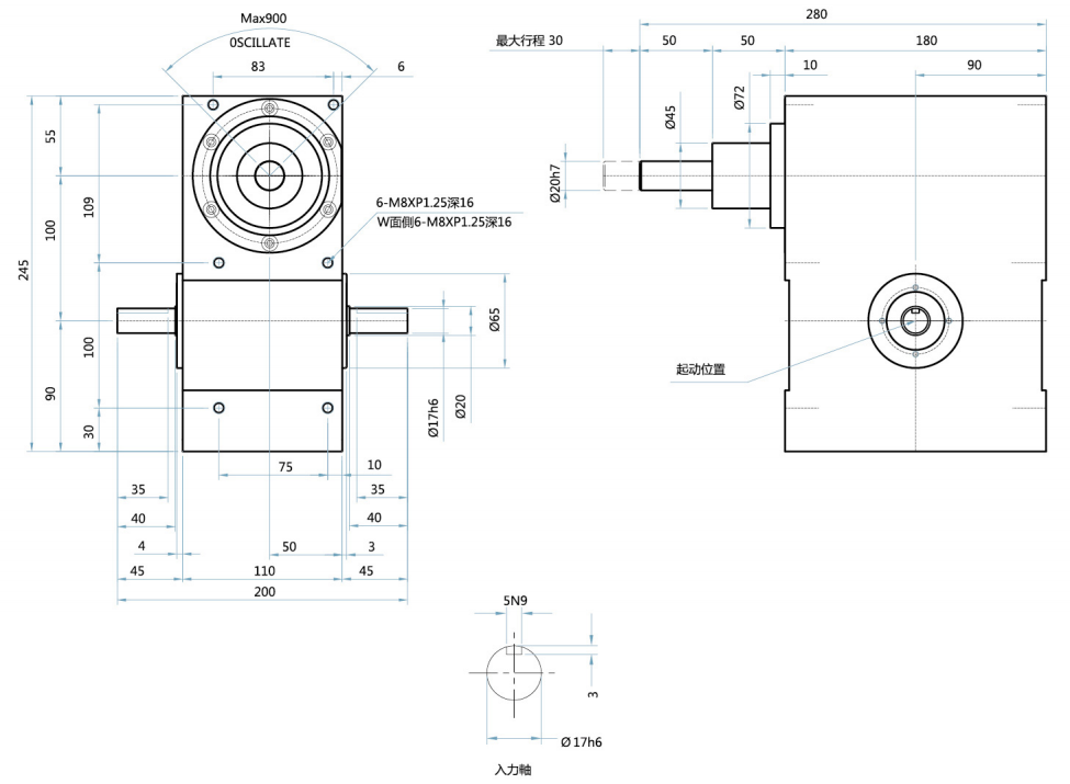 升降法兰型分割器 升降法兰型分割器